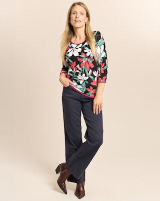 Produktabbildung 3 für Pullover mit floralem Druck