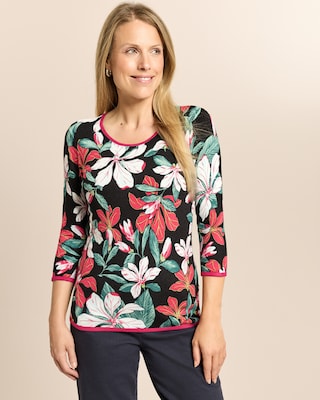 Produktabbildung 2 für Pullover mit floralem Druck