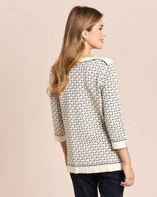 Produktabbildung für Midi-Pullover Jacquard-Strick
