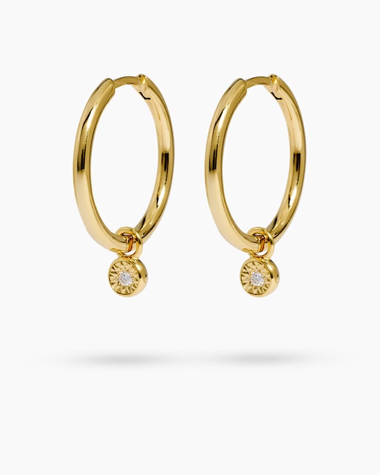 Produktabbildung für Brillant-Creolen 0,05 ct