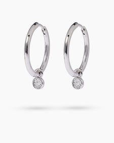 Produktabbildung für Brillant-Creolen 0,05 ct