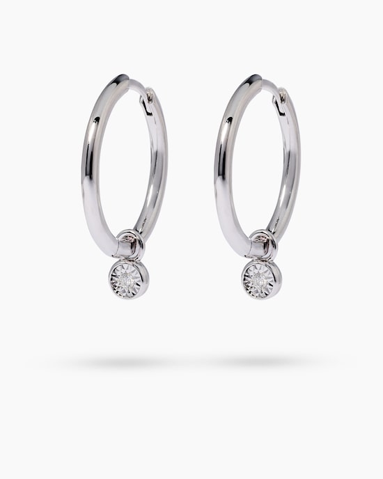 Produktabbildung für Brillant-Creolen 0,05 ct