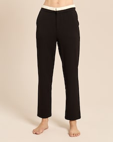Produktabbildung für Slim Fit Hose mit Doppelbund-Optik