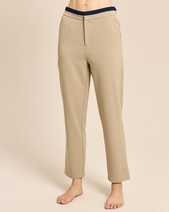 Produktabbildung für Slim Fit Hose mit Doppelbund-Optik
