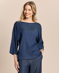 Produktabbildung für Blusenshirt aus Lyocellmix