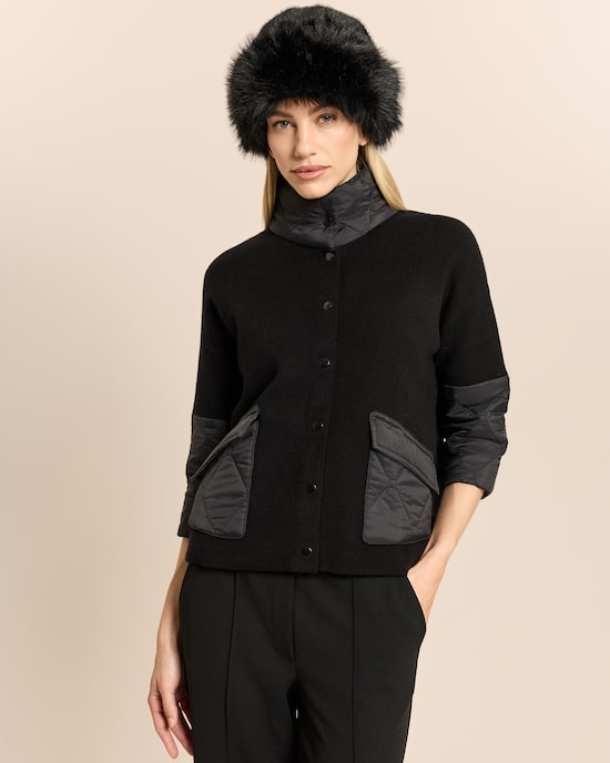 Produktabbildung für Jacke im Materialmix