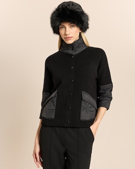 Produktabbildung für Jacke im Materialmix
