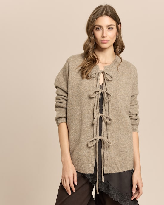 Produktabbildung für Cardigan mit Bindedetails