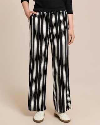 Produktabbildung 1 für Wide Leg Hose im Streifendesign