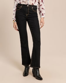 Produktabbildung für Bootcut Jeans mit Zierstepp