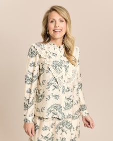 Produktabbildung für Bluse mit Rüschendetails