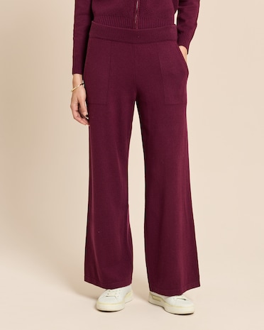 Produktabbildung für Wide Leg Strickhose