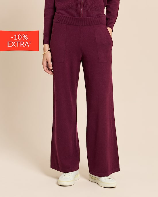 Produktabbildung für Wide Leg Strickhose