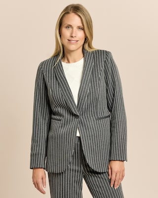 Produktabbildung 3 für Blazer in Ponte di Roma mit Nadelstreifen