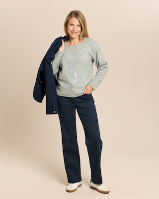 Produktabbildung 3 für Pullover mit Pailletten-Rauten