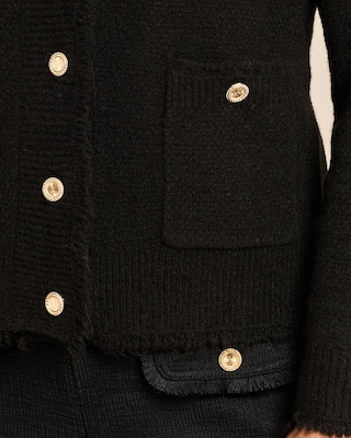 Produktabbildung 5 für Strickjacke mit Goldknöpfen