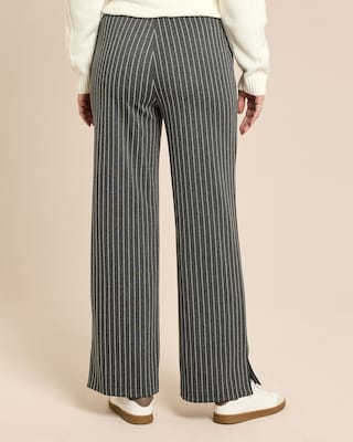 Produktabbildung 5 für Wide Leg Nadelstreifen Schlupfhose