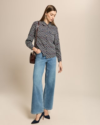 Produktabbildung 3 für Bluse mit Kettenprint