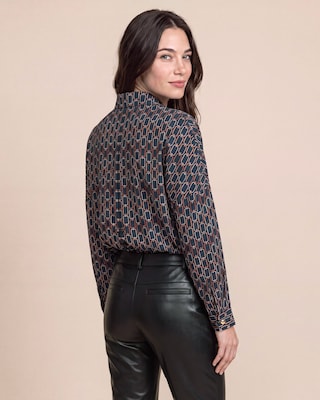 Produktabbildung 3 für Bluse mit Kettenprint