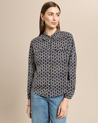 Produktabbildung für Bluse mit Kettenprint