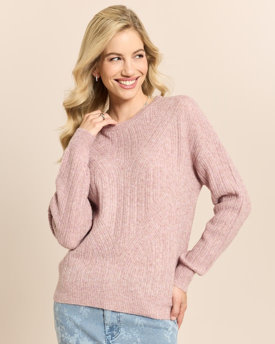 Produktabbildung für Pullover mit Struktur