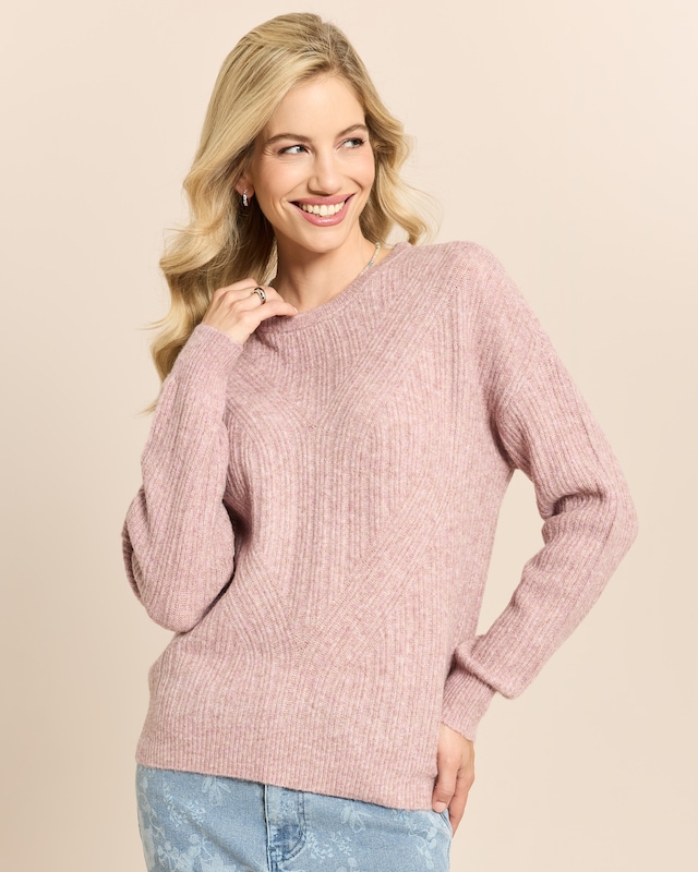 Pullover mit Struktur