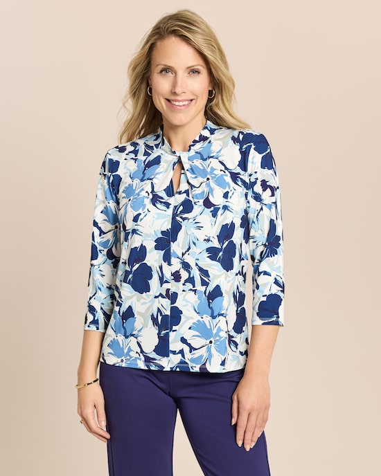 Produktabbildung für Shirt mit Blumenprint
