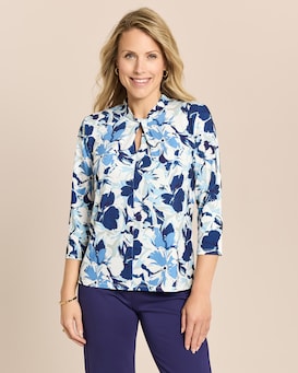 Produktabbildung für Shirt mit Blumenprint