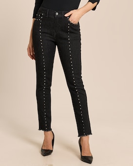 Produktabbildung für Slim Fit Jeans mit Nieten