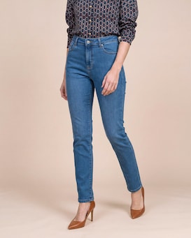 Produktabbildung für Slim Fit Jeans mit Lyocell