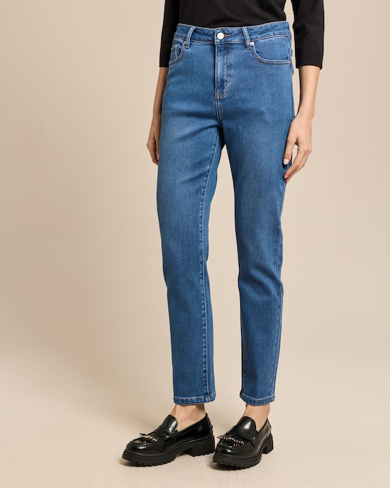 Produktabbildung für Slim Fit Jeans mit Lyocell