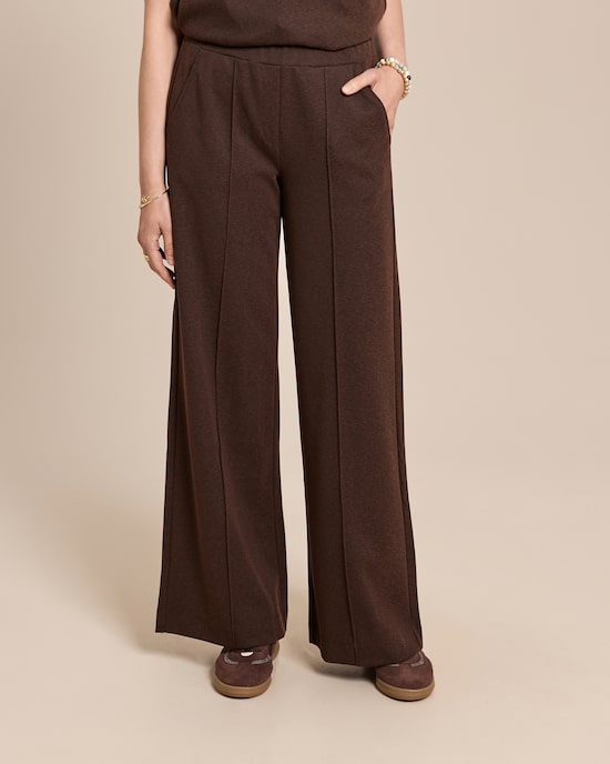 Produktabbildung für Wide Leg Hose aus Woll-Jersey