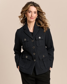 Produktabbildung für Blazer in Bouclé-Optik