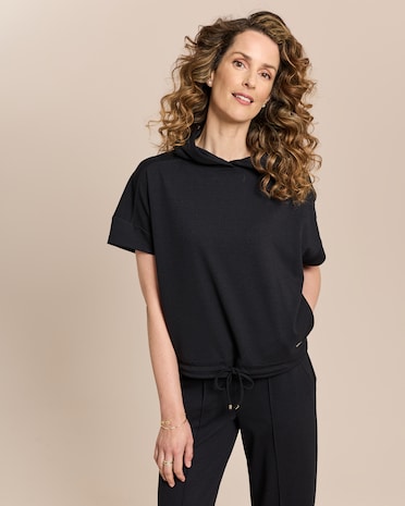Produktabbildung für Kapuzenshirt aus Woll-Jersey