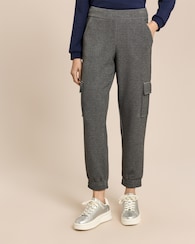 Produktabbildung für Relaxed Fit Cargohose aus Jersey