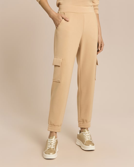 Produktabbildung für Relaxed Fit Cargohose aus Jersey