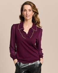 Produktabbildung für Pullover mit Rüschen