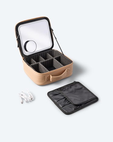 Produktabbildung für LED Beauty Case mit Pinseltasche