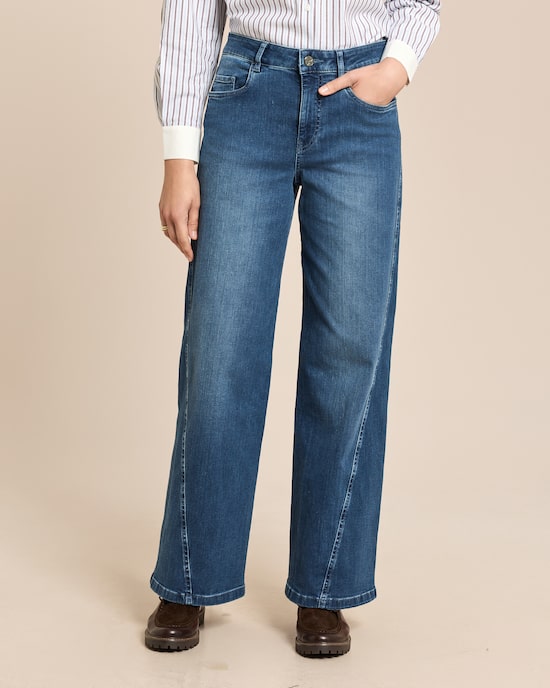 Produktabbildung für Wide Leg Jeanshose