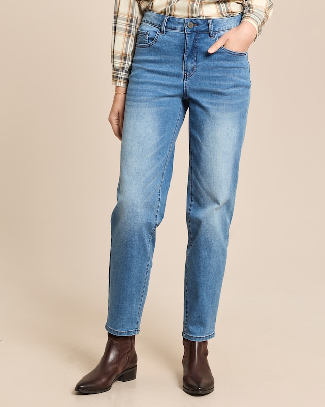 Barrel Leg Jeanshose