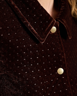 Produktabbildung 4 für Jacke aus Samt mit Struktur
