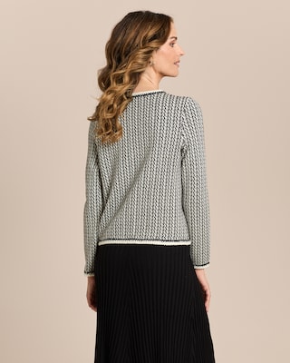 Produktabbildung 5 für Strickjacke mit Perlendeko