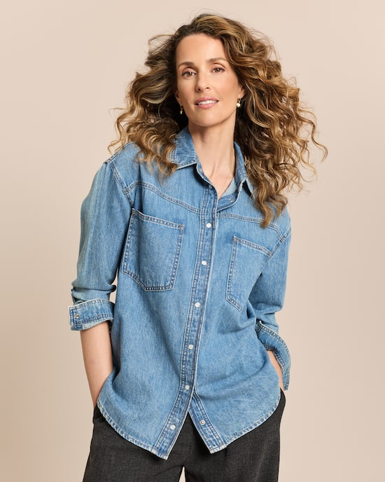 Produktabbildung für Jeanshemd Oversize