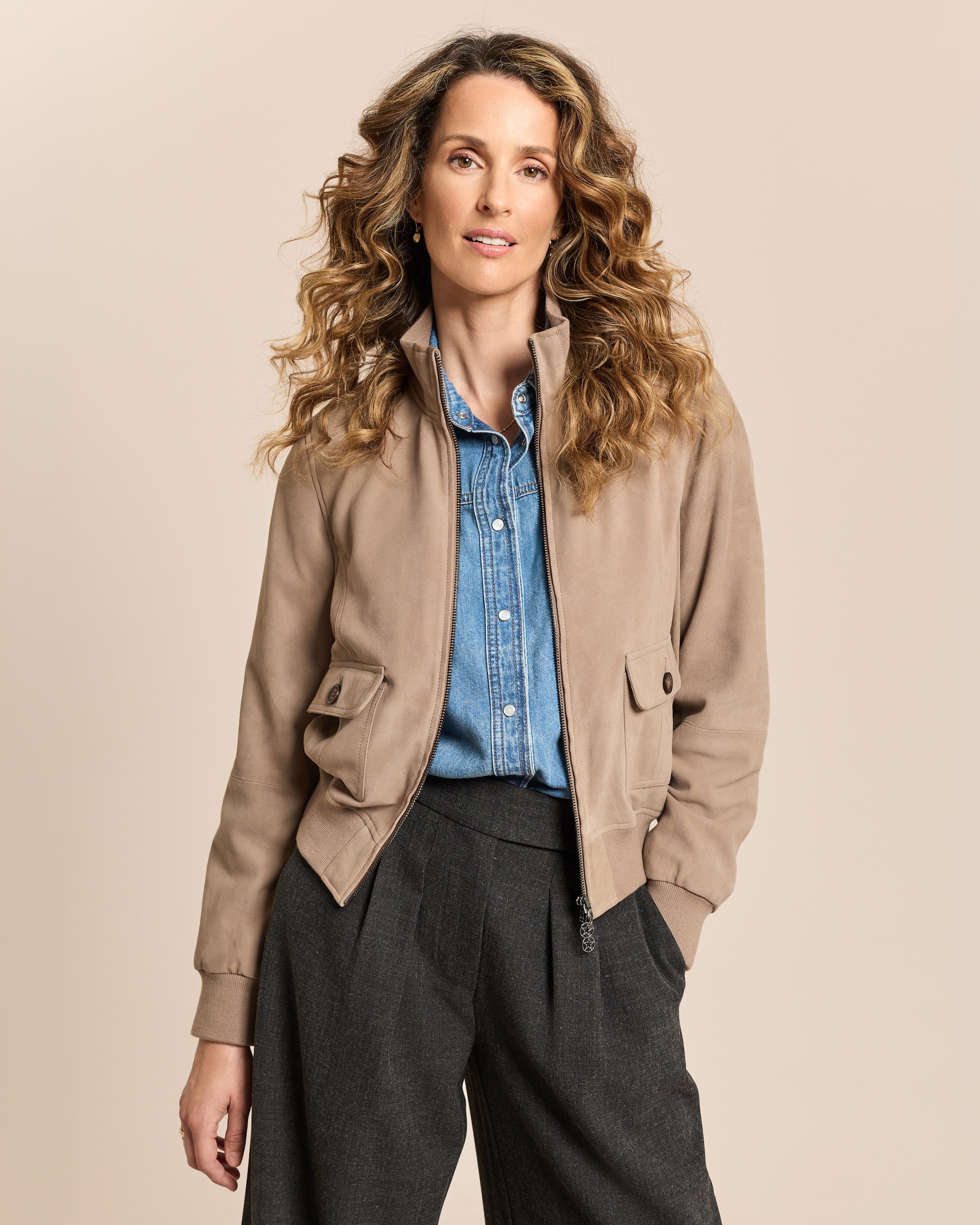 Produktabbildung für Lederblouson