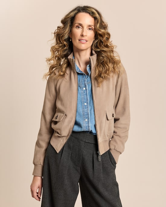 Produktabbildung für Lederblouson