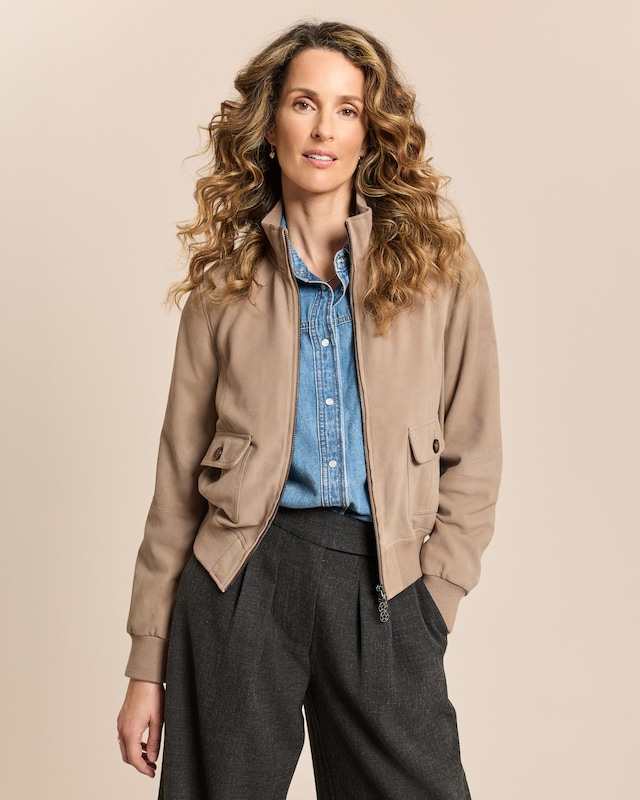 Lederblouson