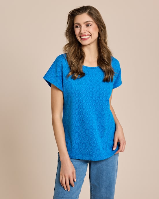 Produktabbildung für Shirt mit Muschel Jacquard