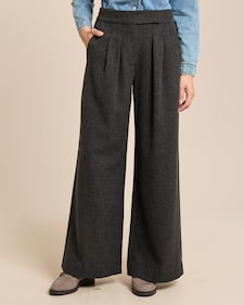 Produktabbildung für Wide Leg Stoffhose
