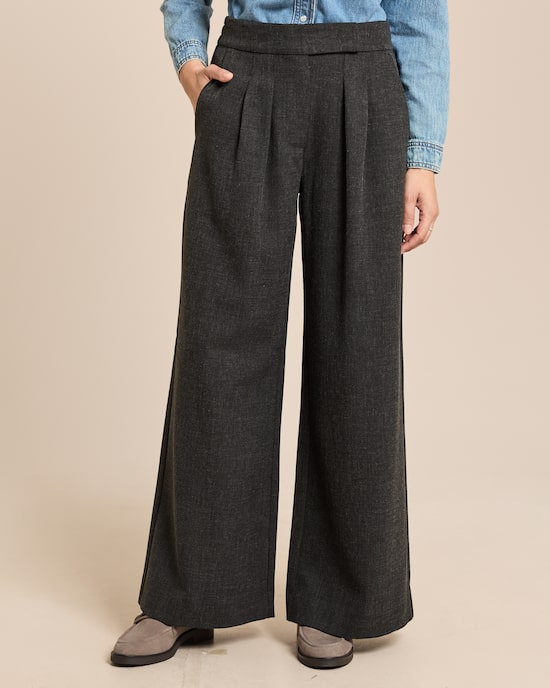 Produktabbildung für Wide Leg Stoffhose