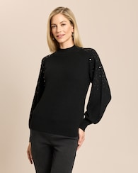 Produktabbildung für Pullover Patentstrick mit Pailletten